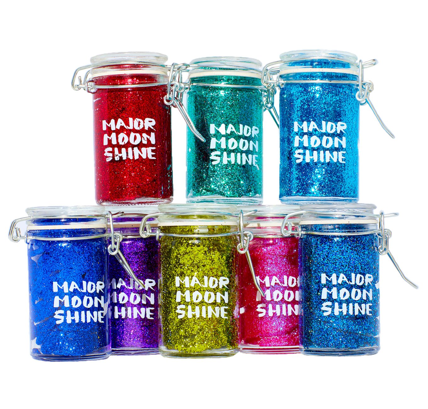 Brillo Iridiscente Grueso Por Moon Glitter – 100% Brillo Cosmético Para La Cara, Cuerpo, Uñas, Cabello Y Labios - 3g - Equipo De Caja