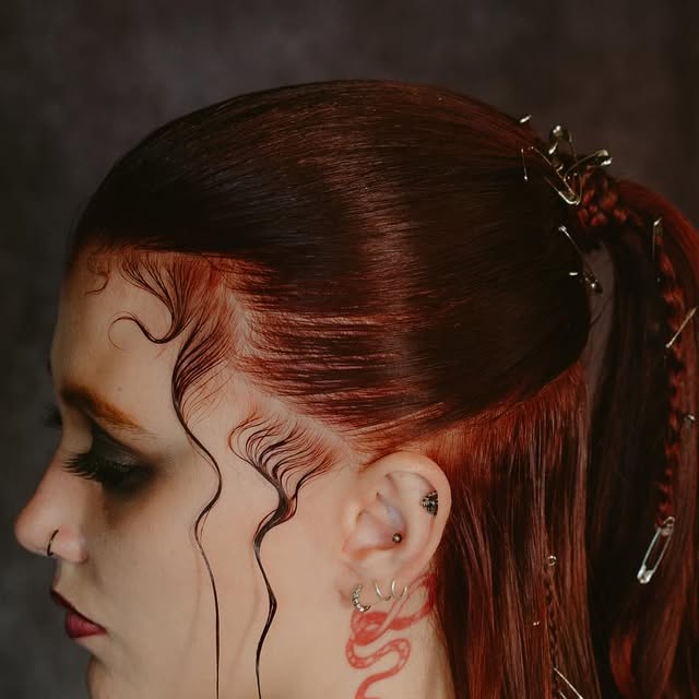 Red editorial color and styling by Alayna Aanerud