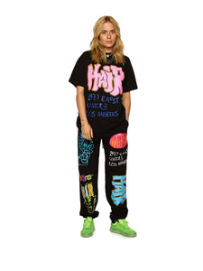 Black Major Sweatpants