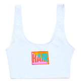 White Major Sports Bra